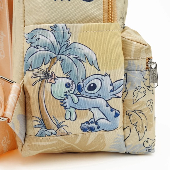 Stitch Mini Backpack – 13” Disney Nylon Bag with Angel & Scrump, Lilo and Stitch main image 4